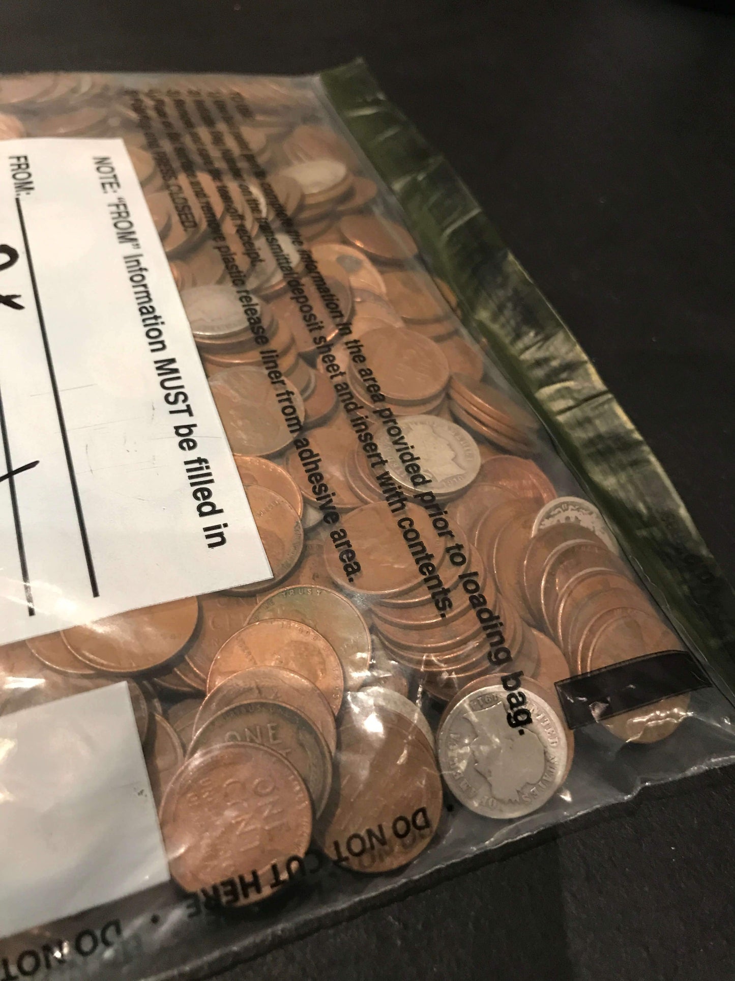 THREE+ POUND SEALED U.S. COIN BANK BAGS